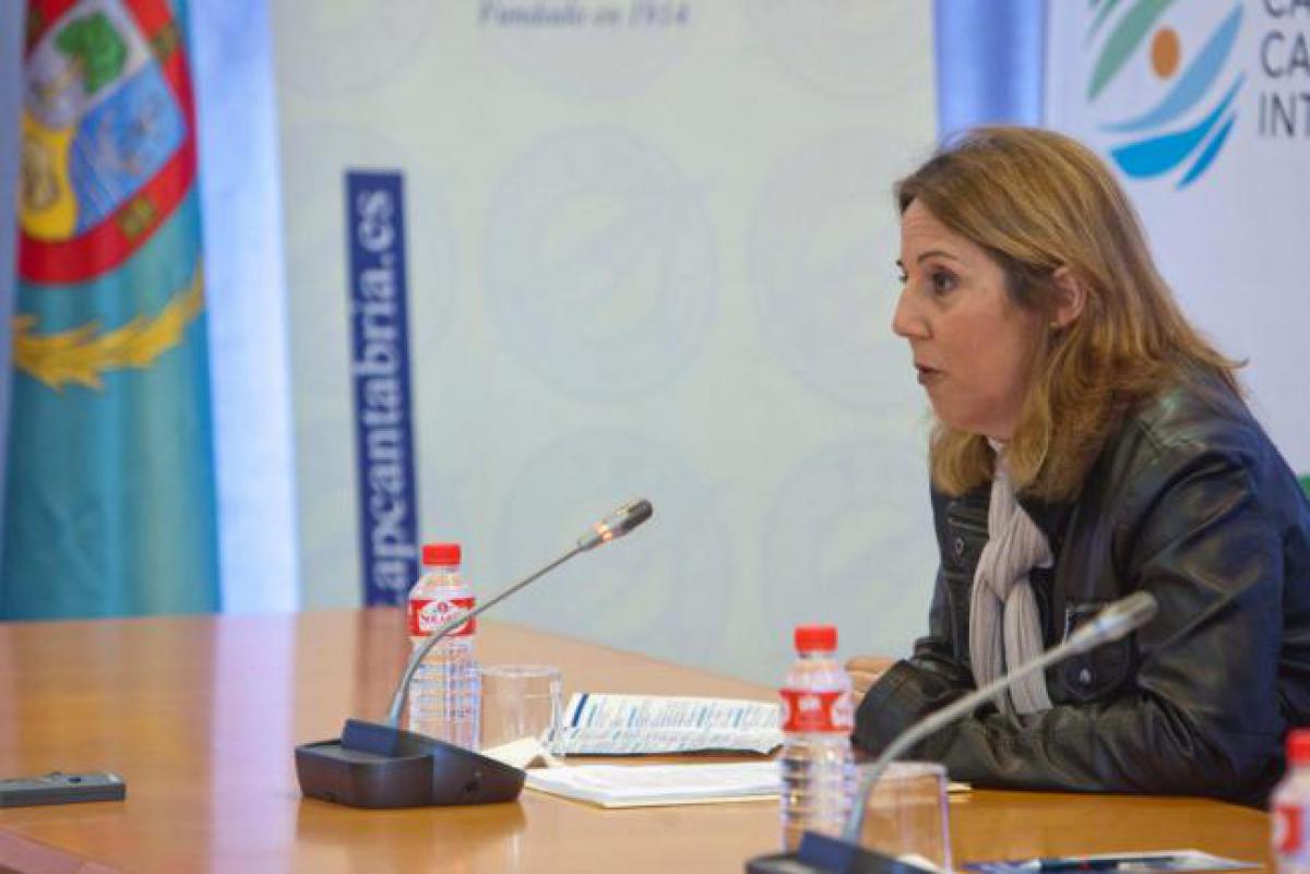 Dolores Gallardo, Presidenta de la Asociacin de la Prensa de Cantabria.