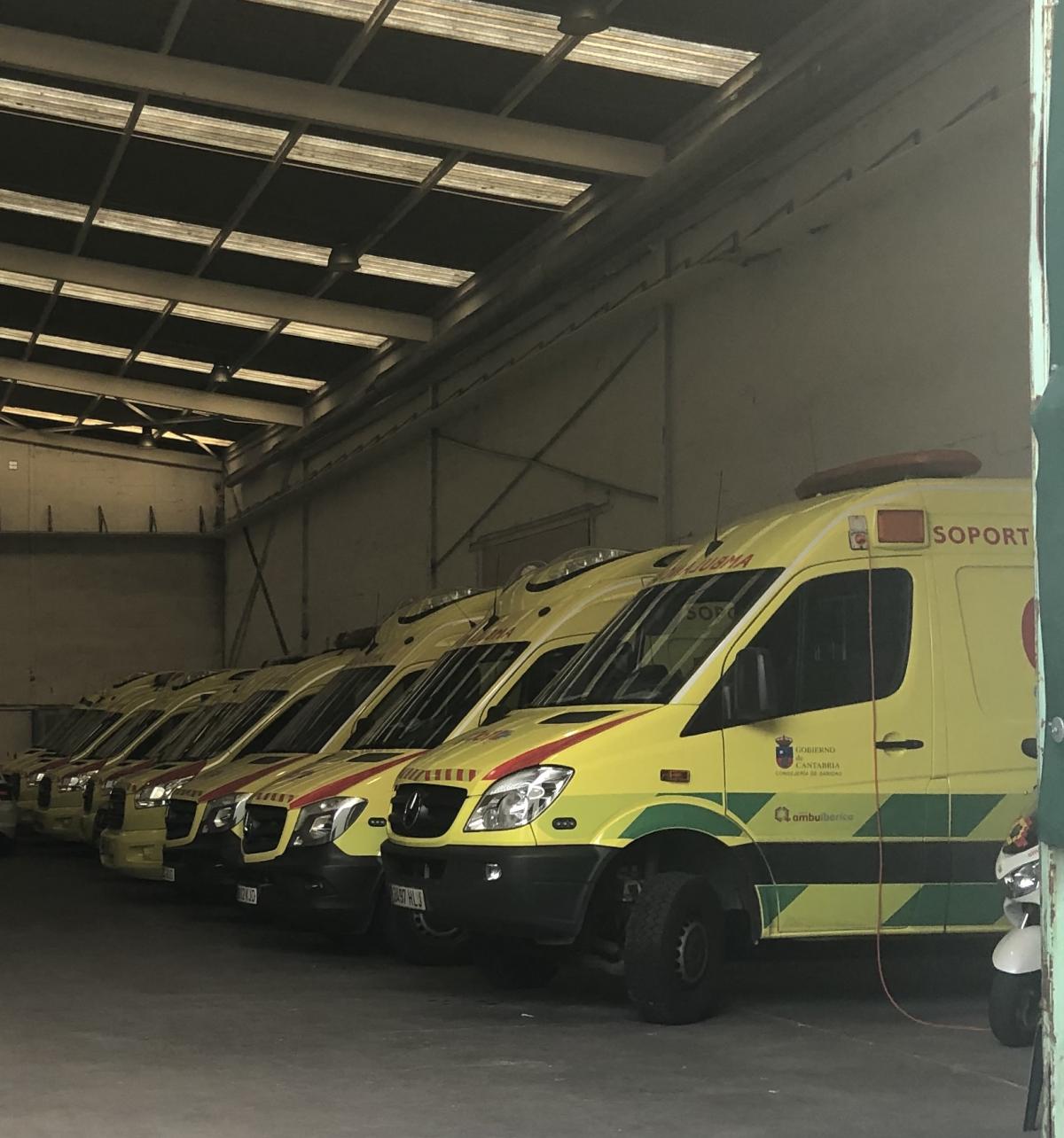 Flota de Ambulancias de Ambuibrica en Santander