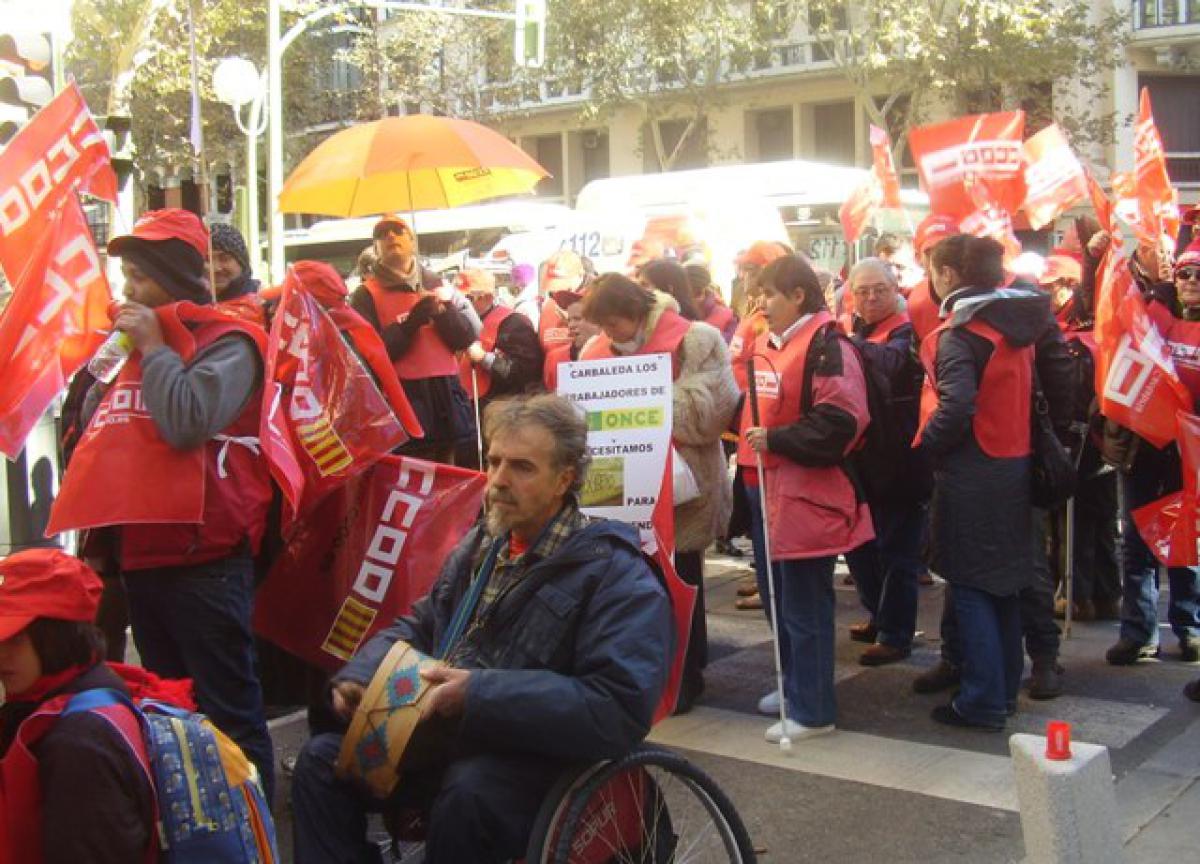 Asistentes a la manifestacin de Madrid